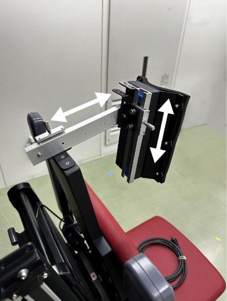 可動式ヘッドレストの調整機構