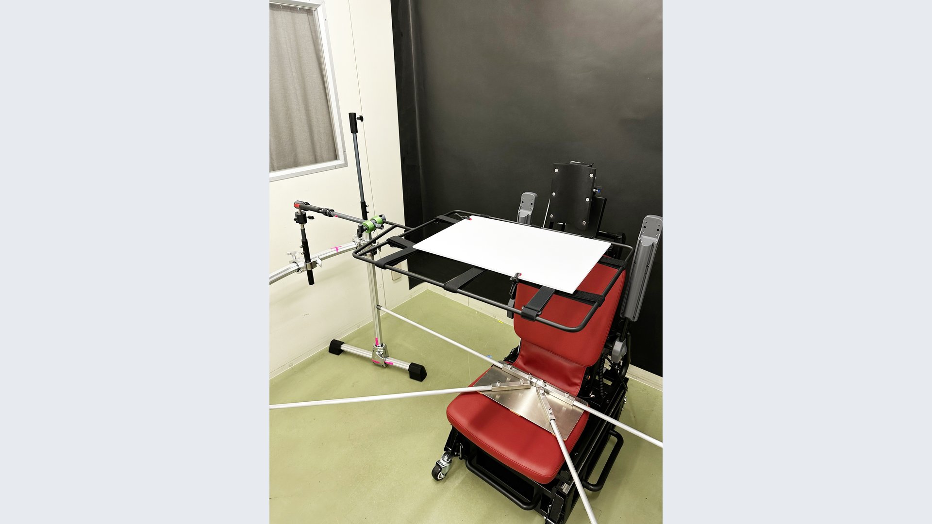 レフ板を使った撮影環境